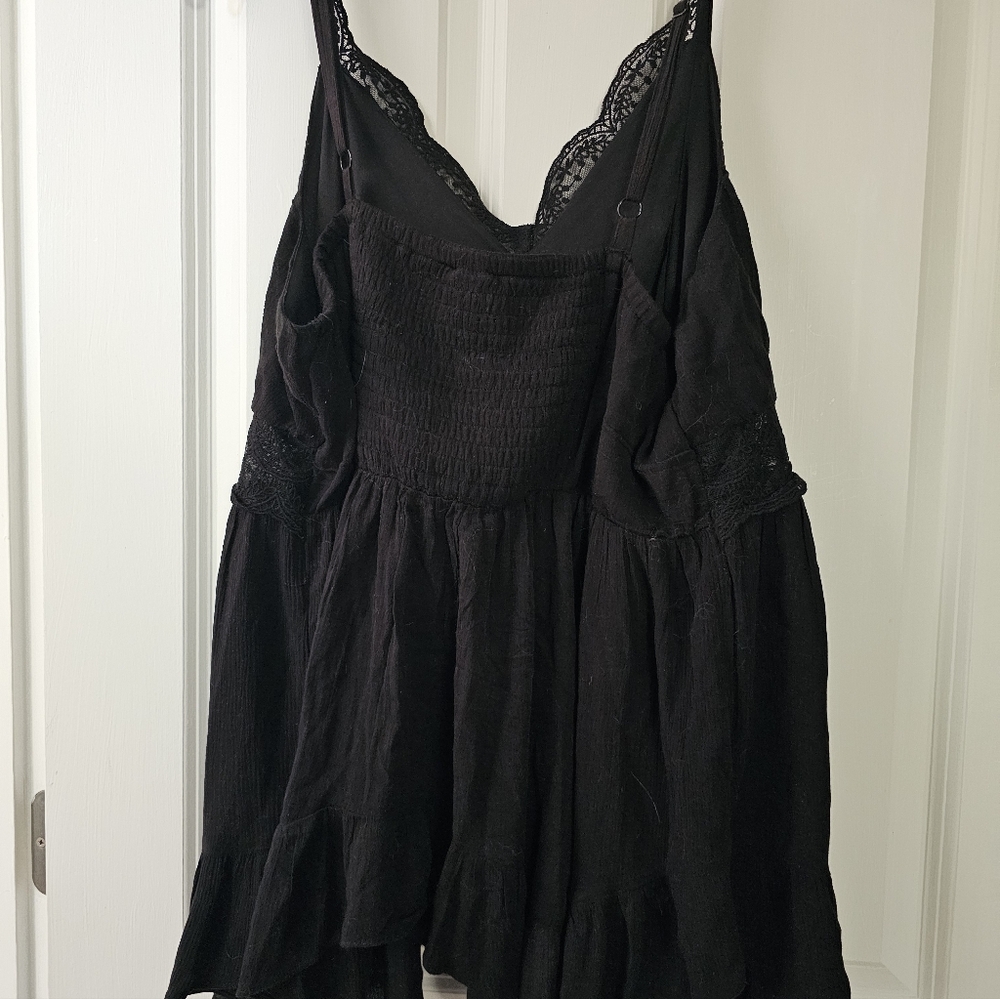 Torrid Black Lace Trim Camisole